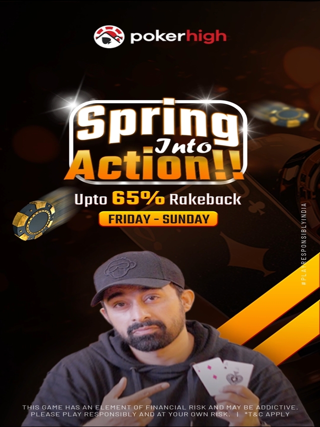 Spring Into Action in March with upto 65% rakeback…